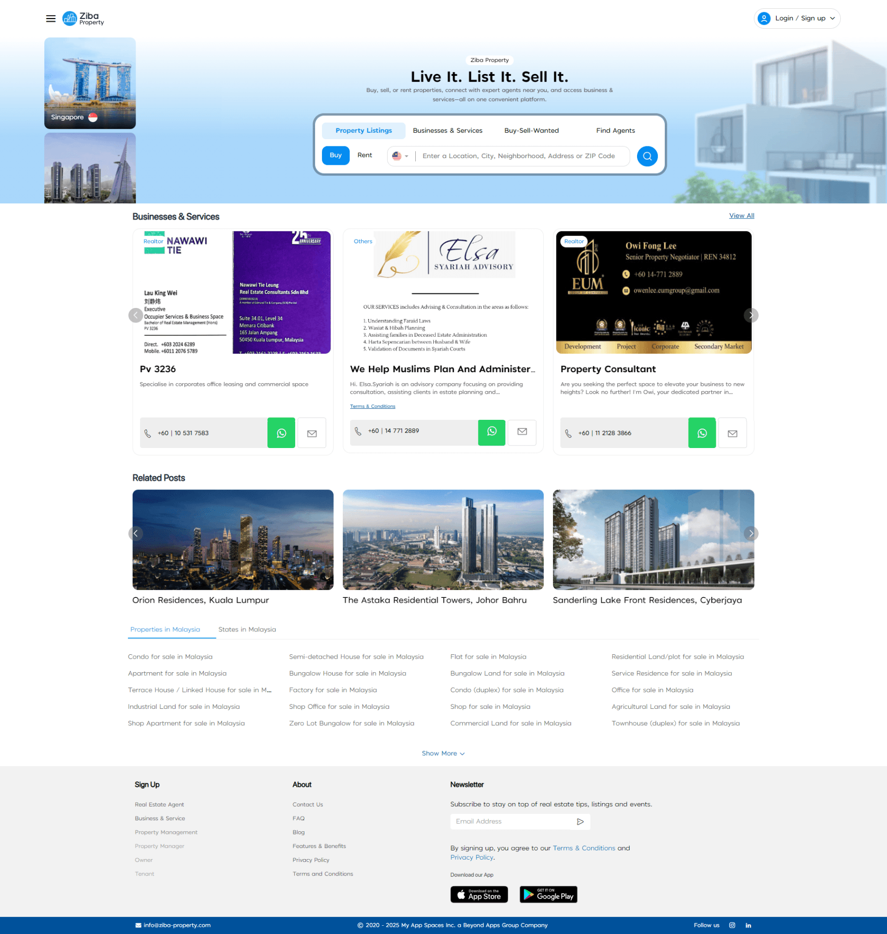 Ziba Property – Smart Real Estate & Services Platform - Screenshot 1